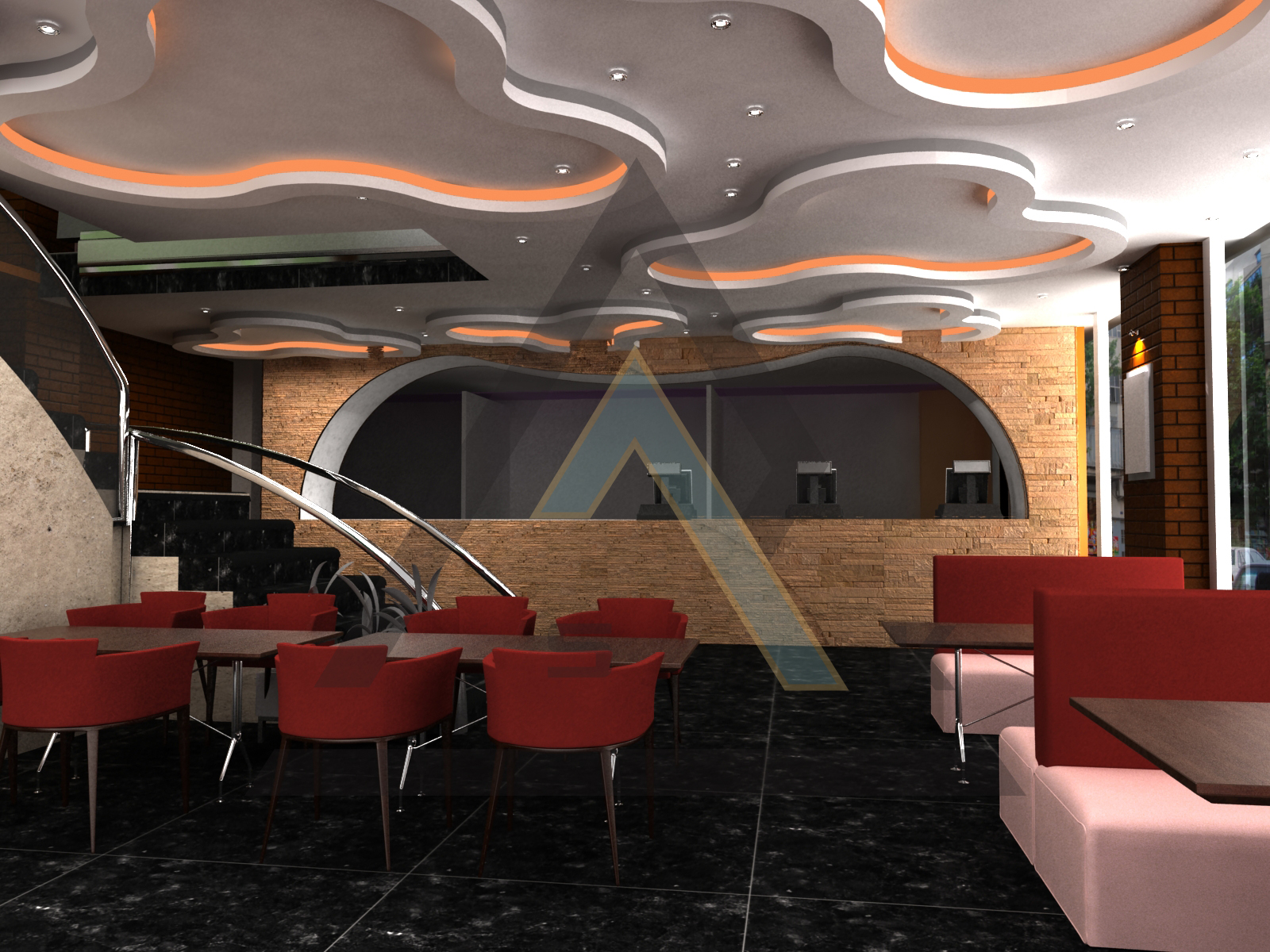 پروژه جنت آباد ، طراحی رستوران
